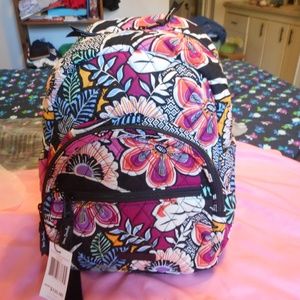 NEW Vera Bradley Essential Compact Backpack in Kauai Floral NWT